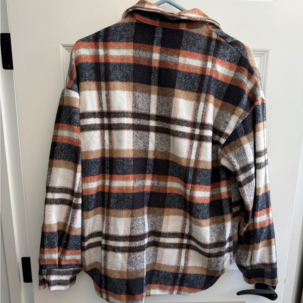 Plaid button down shirt